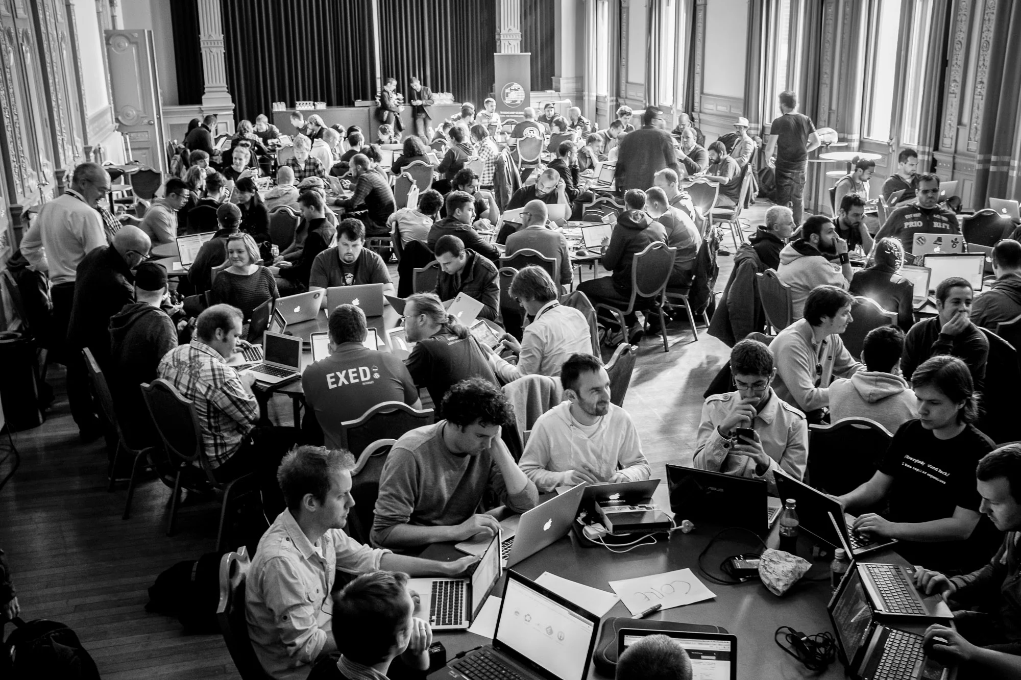People at Contributor Day WordCamp Europe