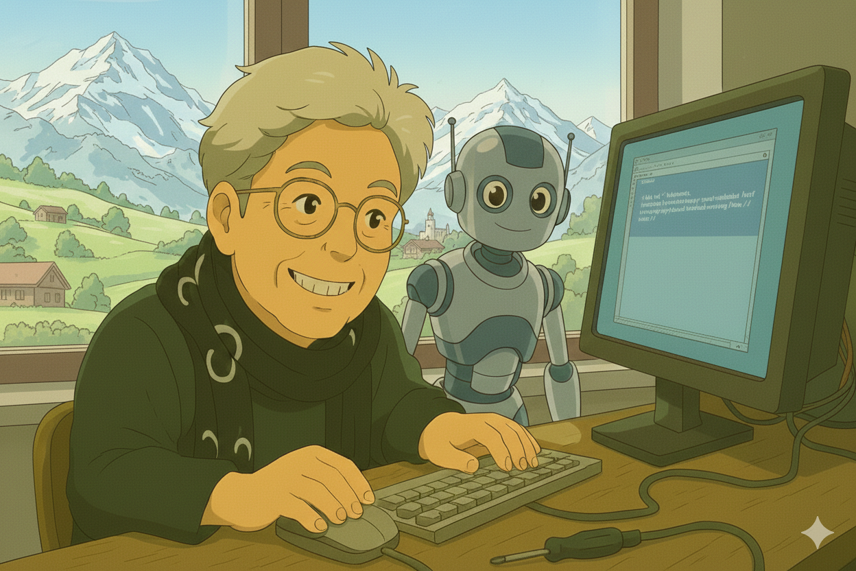 Paulchen at work with AI